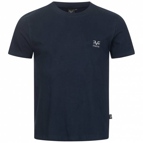 19V69 Versace 1969 Basic Hombre Camiseta VI20SS0007A azul marino